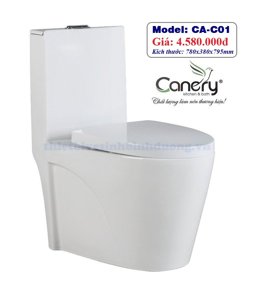 Bồn cầu sứ Canary CA-C01